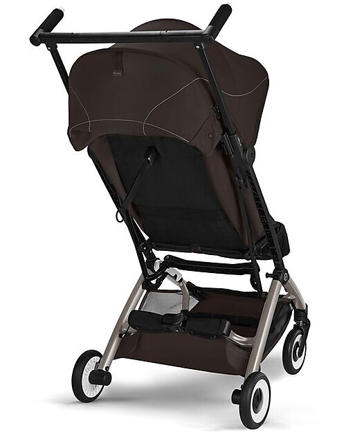 Cybex Libelle Stroller - Chocolate Brown - Taupe Frame - New Model Lights Strollers