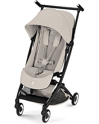 Cybex Libelle Stroller - Dune Grey - Black Frame - New Model Lights Strollers