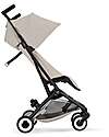 Cybex Libelle Stroller - Dune Grey - Black Frame - New Model Lights Strollers