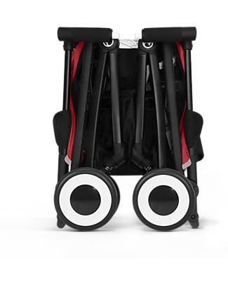 Cybex Libelle Stroller - Hibiscus Red/Red - from 6 Months - Light and Super Compact! Lights Strollers