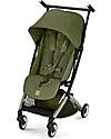 Cybex Libelle Stroller - Moss Green - Taupe Frame - New Model Lights Strollers