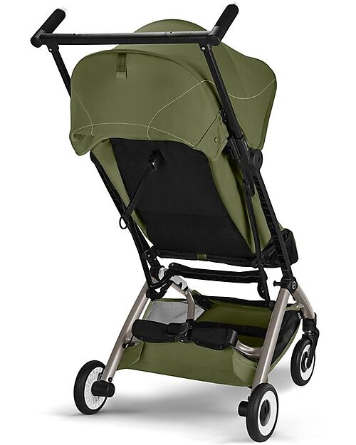 Cybex Libelle Stroller - Moss Green - Taupe Frame - New Model Lights Strollers
