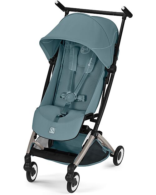 Cybex Libelle Stroller - Stormy Blue - Taupe Frame - New Model Lights Strollers