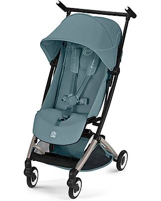 Cybex Libelle Stroller - Stormy Blue - Taupe Frame - New Model Lights Strollers