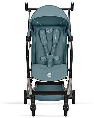 Cybex Libelle Stroller - Stormy Blue - Taupe Frame - New Model Lights Strollers