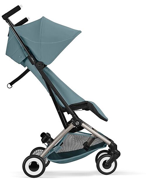 Cybex Libelle Stroller - Stormy Blue - Taupe Frame - New Model Lights Strollers