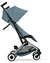 Cybex Libelle Stroller - Stormy Blue - Taupe Frame - New Model Lights Strollers