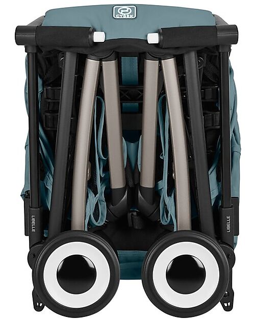 Cybex Libelle Stroller - Stormy Blue - Taupe Frame - New Model Lights Strollers