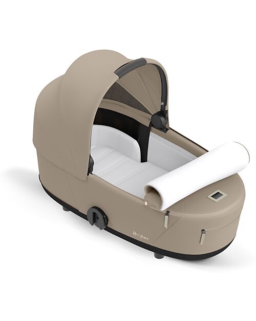 Cybex Lux Carrycot for Mios Stroller - Cozy Beige - Comfortable Driving​ Pram Systems
