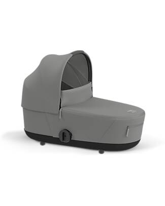 Cybex Lux Carrycot for Mios Stroller - Mirage Grey - Comfortable Driving
 Pram Systems