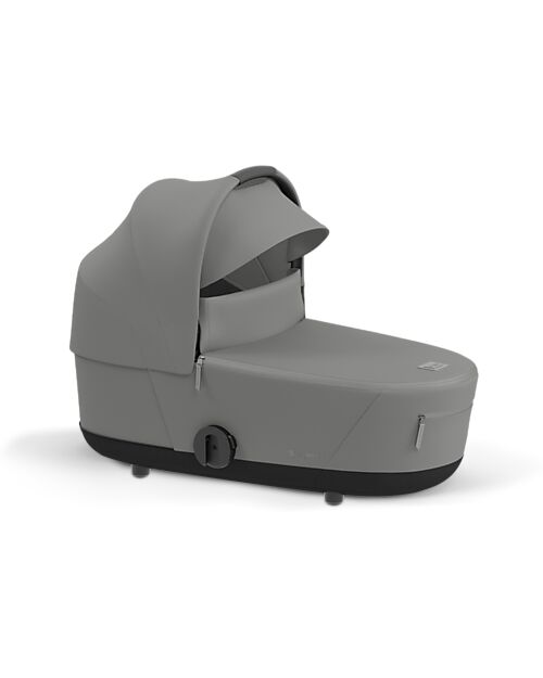 Cybex Lux Carrycot for Mios Stroller - Mirage Grey - Comfortable Driving
​ Pram Systems