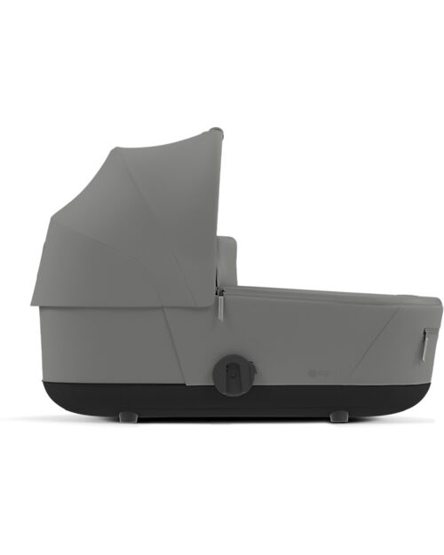 Cybex Lux Carrycot for Mios Stroller - Mirage Grey - Comfortable Driving
​ Pram Systems
