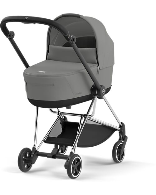 Cybex Lux Carrycot for Mios Stroller - Mirage Grey - Comfortable Driving
​ Pram Systems