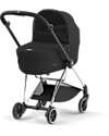 Cybex Lux Carrycot for Mios Stroller - Sepia Black - Comfortable Driving ​ Pram Systems