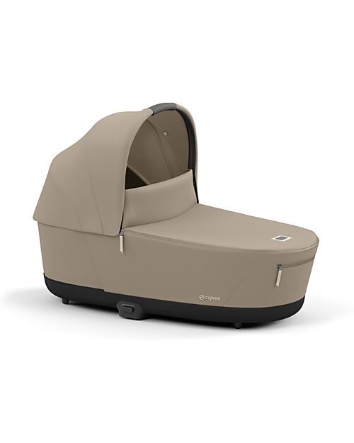 Cybex Lux Carrycot for Priam or E-Priam Stroller - Cozy Beige - Memory Foam Mattress Pram Systems