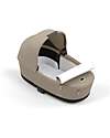 Cybex Lux Carrycot for Priam or E-Priam Stroller - Cozy Beige - Memory Foam Mattress Pram Systems