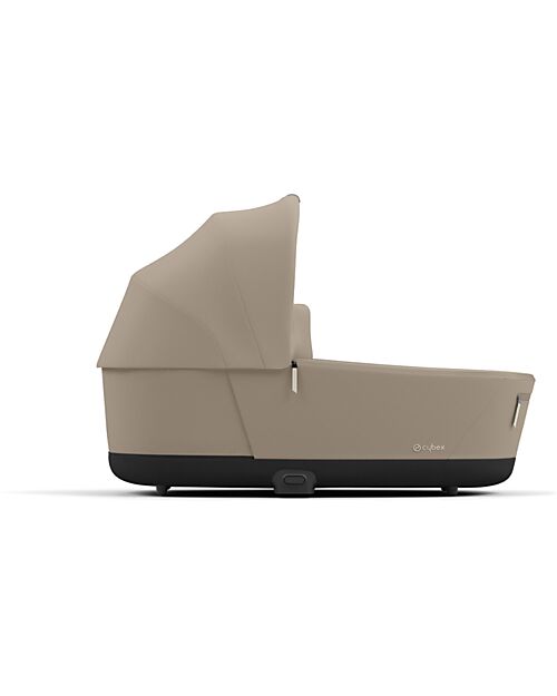 Cybex Lux Carrycot for Priam or E-Priam Stroller - Cozy Beige - Memory Foam Mattress Pram Systems