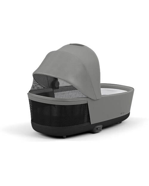 Cybex Lux Carrycot for Priam or E-Priam Stroller - Mirage Green - Memory Foam Mattress Pram Systems