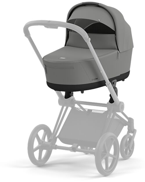 Cybex Lux Carrycot for Priam or E-Priam Stroller - Mirage Green - Memory Foam Mattress Pram Systems
