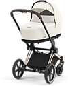 Cybex Lux Carrycot for Priam or E-Priam Stroller - Off White - Memory Foam Mattress Pram Systems