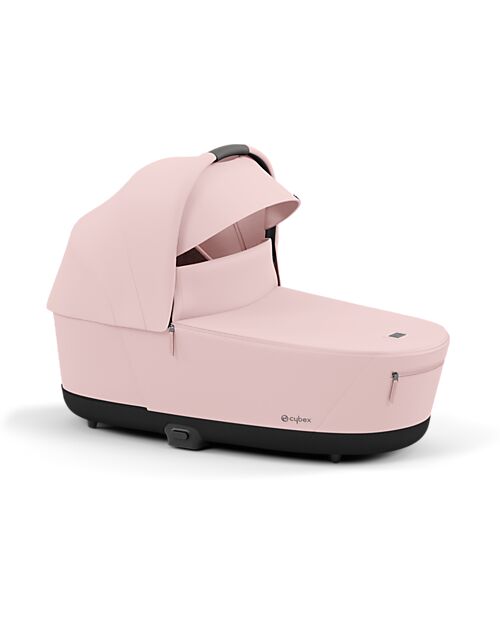 Cybex Lux Carrycot for Priam or E-Priam Stroller - Peach Pink - Memory Foam Mattress Pram Systems