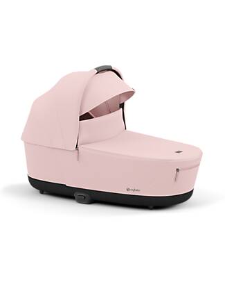 Cybex Lux Carrycot for Priam or E-Priam Stroller - Peach Pink - Memory Foam Mattress Pram Systems