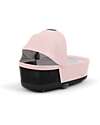 Cybex Lux Carrycot for Priam or E-Priam Stroller - Peach Pink - Memory Foam Mattress Pram Systems