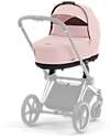 Cybex Lux Carrycot for Priam or E-Priam Stroller - Peach Pink - Memory Foam Mattress Pram Systems