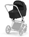 Cybex Lux Carrycot for Priam or E-Priam Stroller - Sepia Black - Memory Foam Mattress Pram Systems