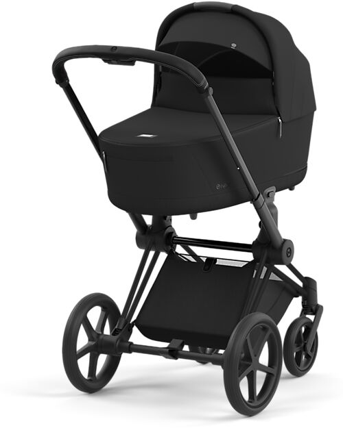 Cybex Lux Carrycot for Priam or E-Priam Stroller - Sepia Black - Memory Foam Mattress Pram Systems