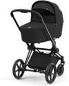 Cybex Lux Carrycot for Priam or E-Priam Stroller - Sepia Black - Memory Foam Mattress Pram Systems