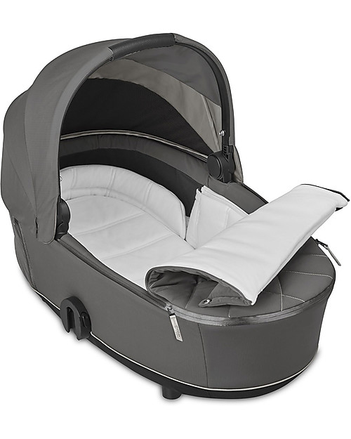 Cybex Lux Mios Carry Cot - Soho Grey - Urban Style Pram Systems