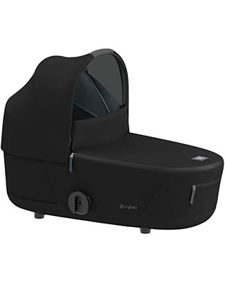 Cybex Lux Mios3 Carry Cot - Deep Black - Urban Style Pram Systems