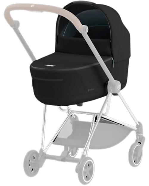 Cybex Lux Mios3 Carry Cot - Deep Black - Urban Style Pram Systems