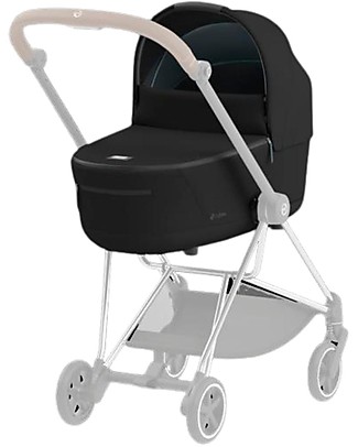 Cybex Lux Mios3 Carry Cot - Deep Black - Urban Style Pram Systems