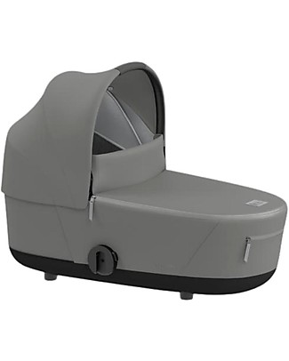 Cybex Lux Mios3 Carry Cot - Soho Grey - Urban Style Pram Systems