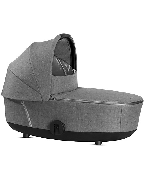 Cybex Lux Plus Mios3 Carry Cot - Manhattan Grey - Urban Style Pram Systems