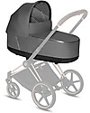 Cybex Lux Plus Priam Carry Cot - Manhattan Grey - Comfy and Spacious! Pram Systems
