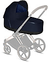 Cybex Lux Plus Priam Carry Cot - Midnight Blue - Comfy and Spacious! Pram Systems