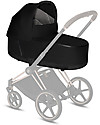Cybex Lux Plus Priam Carry Cot - Stardust Black - Comfy and Spacious! Pram Systems