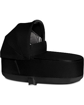 Cybex Lux Plus Priam4 Carry Cot - Stardust Black - Comfy and Spacious Pram Systems