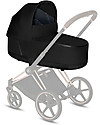 Cybex Lux Plus Priam4 Carry Cot - Stardust Black - Comfy and Spacious Pram Systems