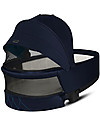 Cybex Lux Priam Carry Cot - Nautical Blue - Comfy and Spacious Pram Systems