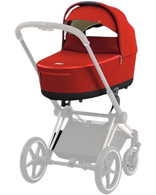 Cybex Lux Priam4 Carry Cot - Autumn Gold - Comfy and Spacious Pram Systems