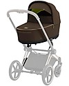 Cybex Lux Priam4 Carry Cot - Khaki Green - Comfy and Spacious Pram Systems