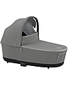 Cybex Lux Priam4 Carry Cot - Soho Grey - Comfy and Spacious Pram Systems