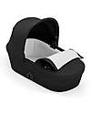 Cybex Melio 2 Carry Cot - Deep Black - Comfy and Roomy! Pram Systems