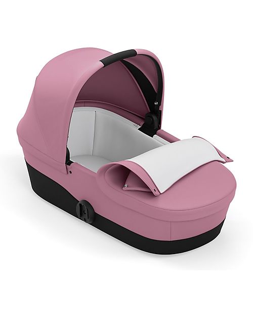Cybex Melio 2 Cot - Magnolia Pink - Comfy and Roomy! Pram Systems