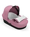 Cybex Melio 2 Cot - Magnolia Pink - Comfy and Roomy! Pram Systems