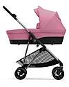 Cybex Melio 2 Cot - Magnolia Pink - Comfy and Roomy! Pram Systems